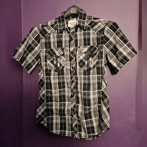 3 FOR $30! Rustic Blue Short Sleeve Casual Shirt